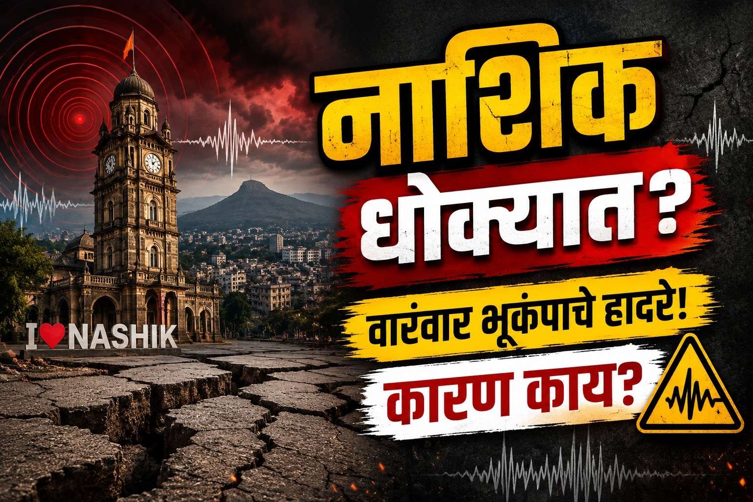 नाशिकमध्ये वारंवार भूकंपाचे धक्के का? जमिनीखाली नेमकं काय सुरू आहे?
