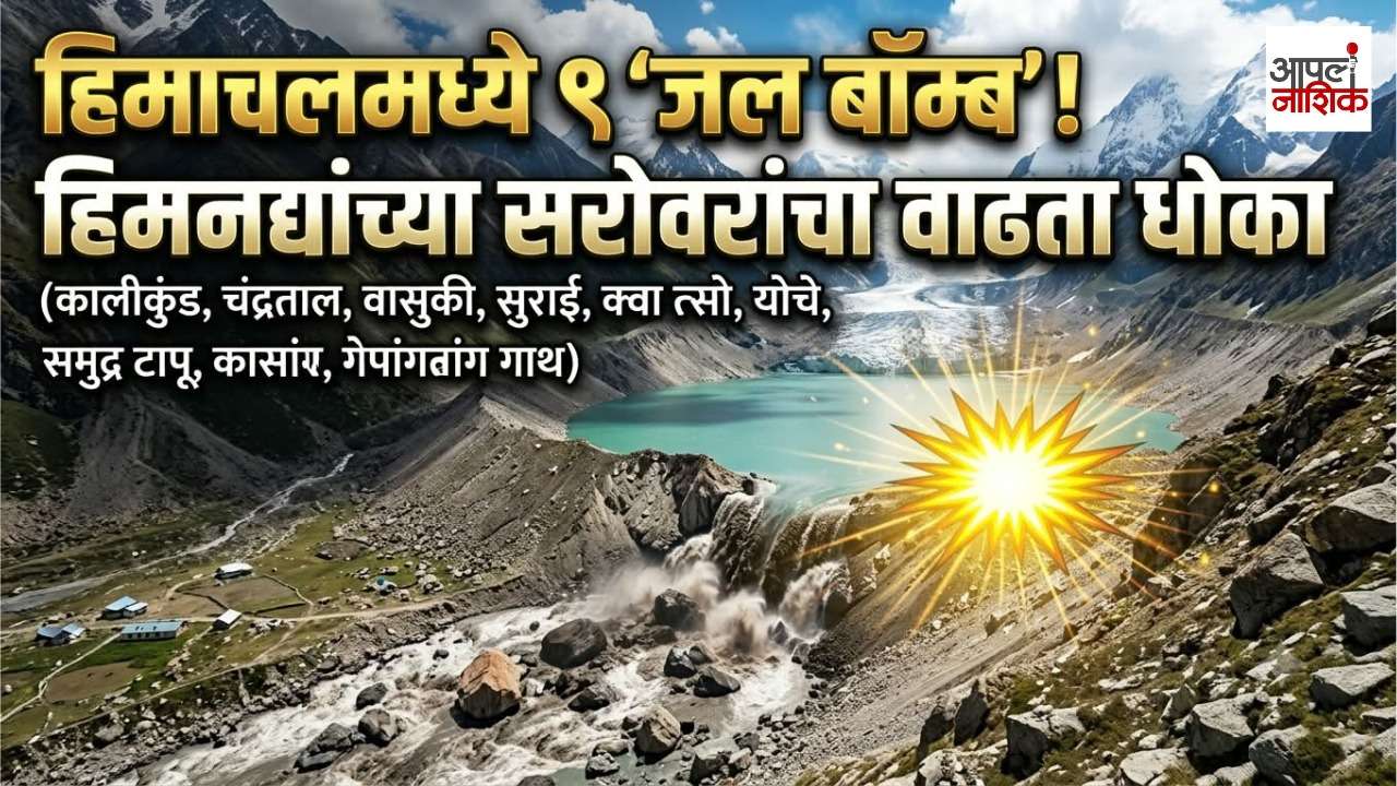 हिमाचल प्रदेशातील 9 सरोवरं ‘जल बॉम्ब’! हिमनदीजन्य सरोवरांचा वाढता धोका काय? | Apla Nashik