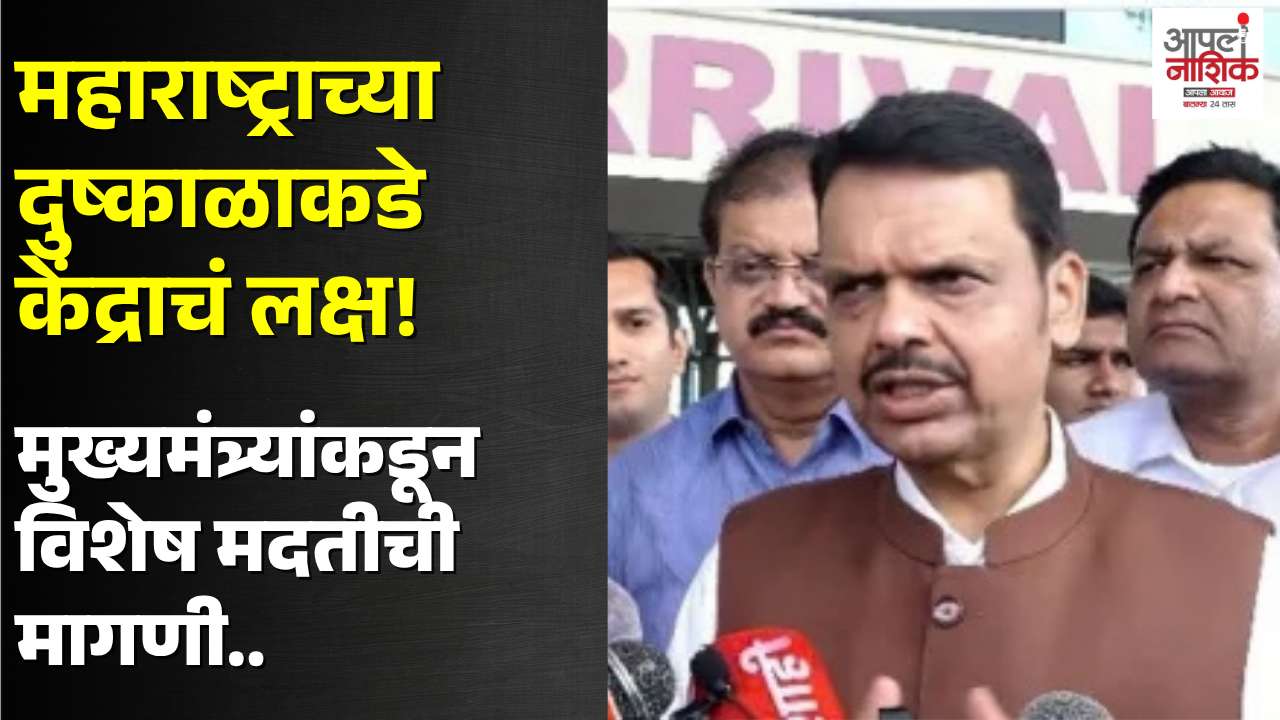 महाराष्ट्रातील दुष्काळाचा आढावा घेण्यासाठी केंद्राची टीम आज राज्यात; मुख्यमंत्र्यांकडून विशेष मदतीची मागणी