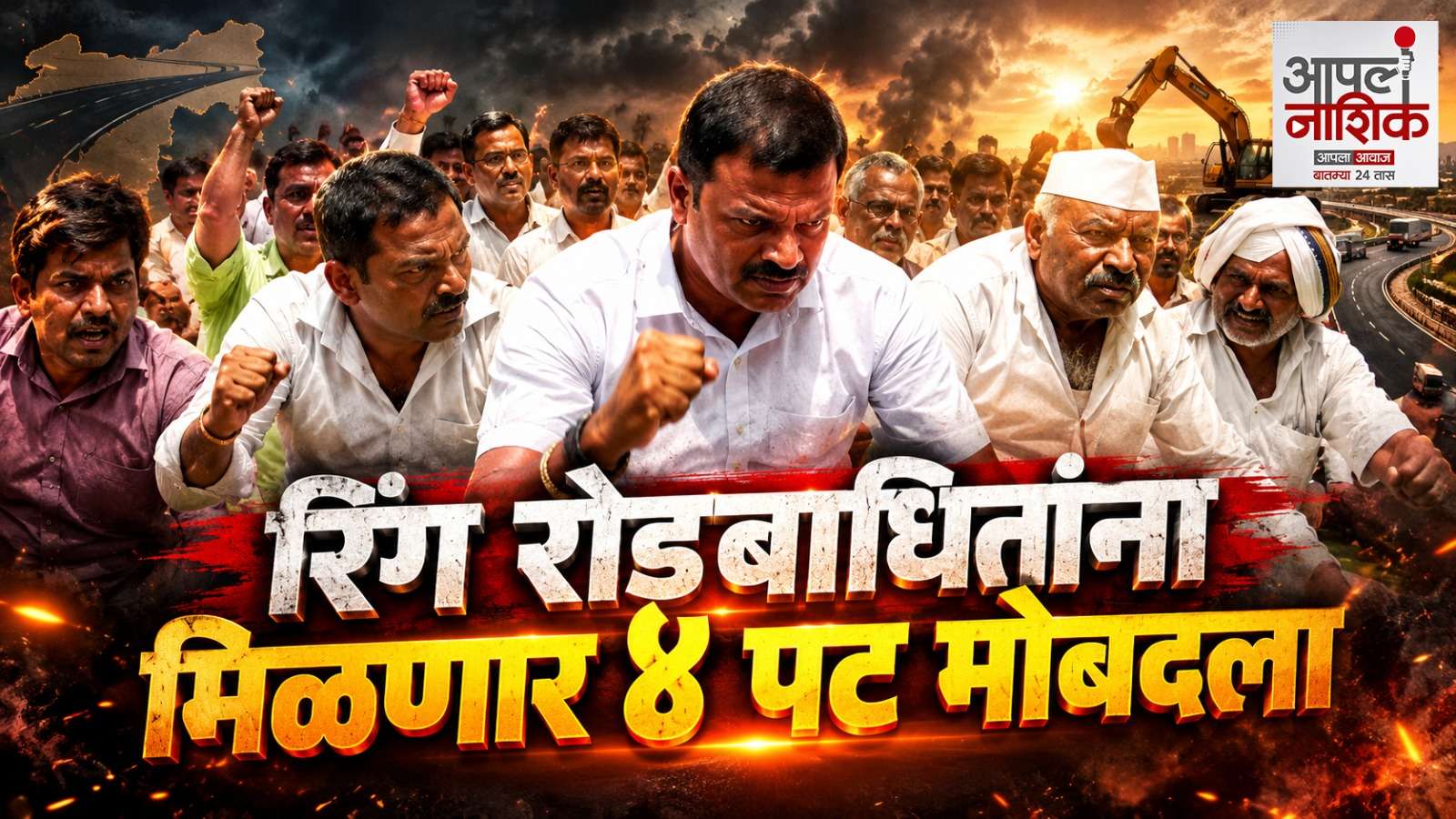 Breaking News | रिंग रोडबाधितांना मिळणार चारपट मोबदला?